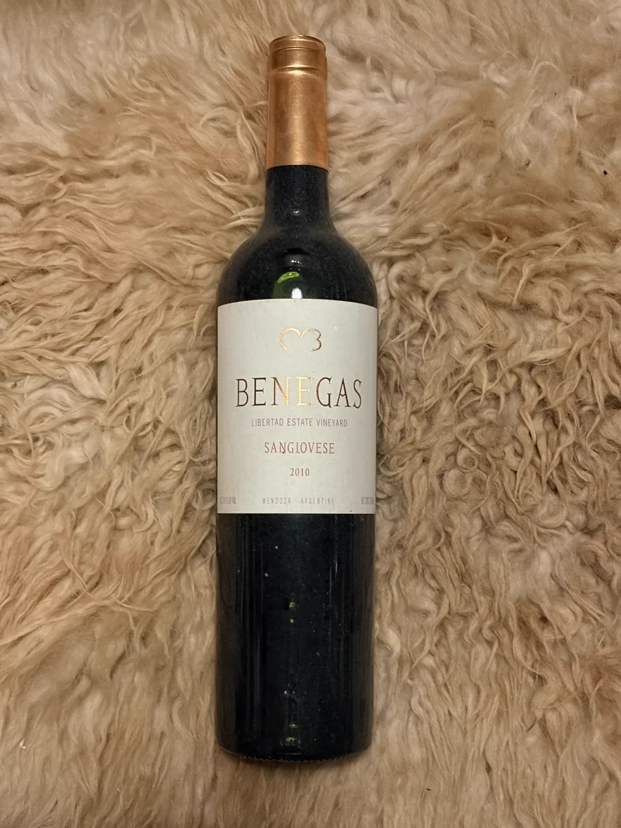Benegas Sangiovese 2010 — Libertad Estate Vineyard
